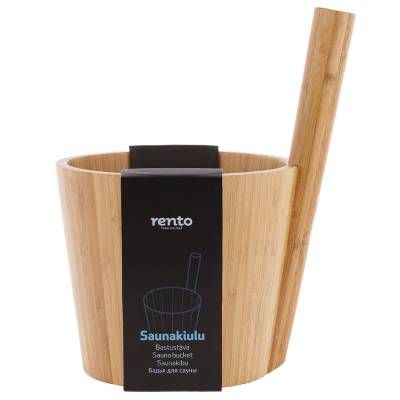RENTO Запарник для бани бамбуковый Ренто